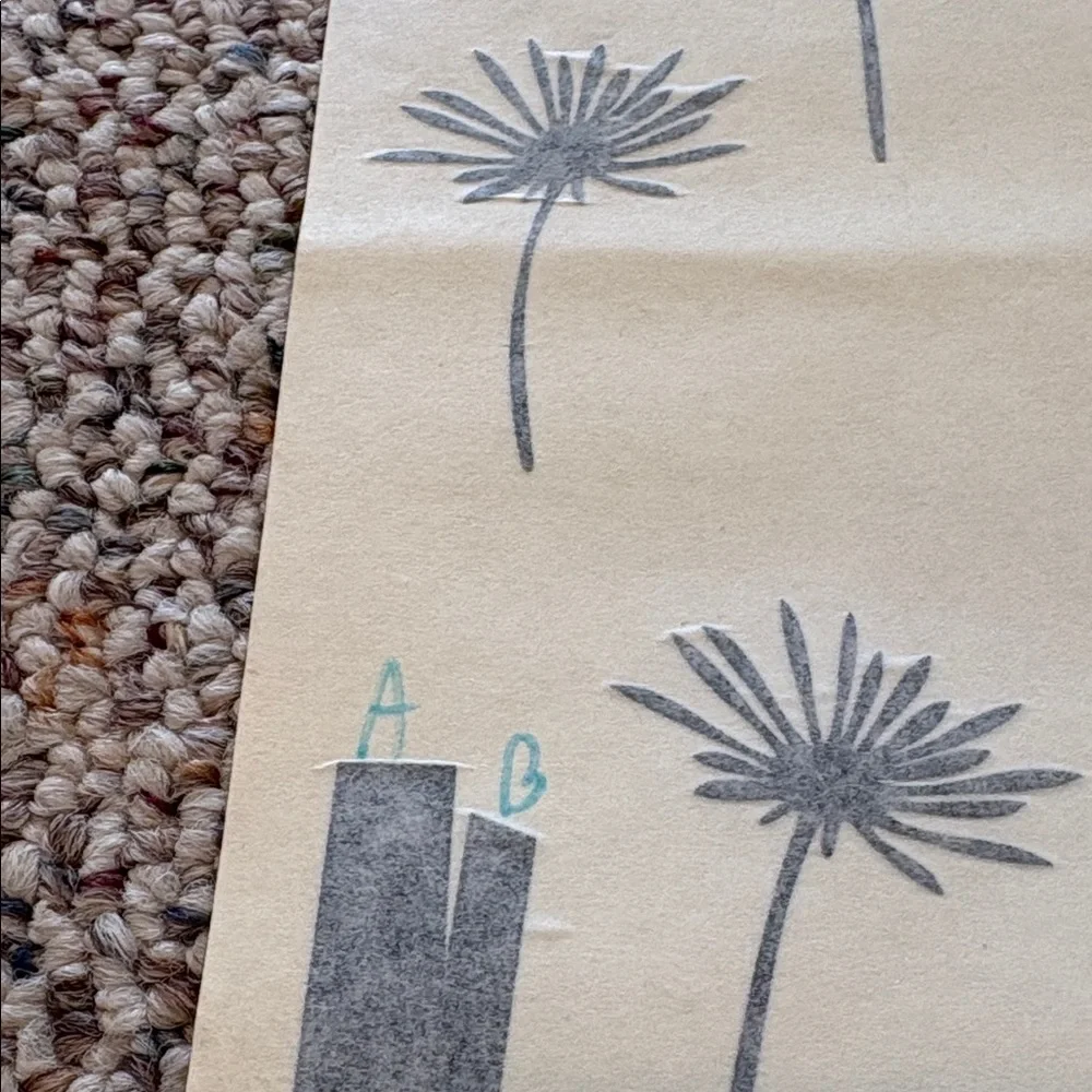 Dandelion Print Vinyl Removable Wall Art